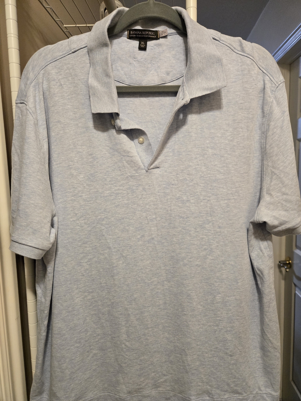 Banana Republic Men’s Pale Blue Polo